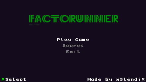 The coverart image of Factorunner