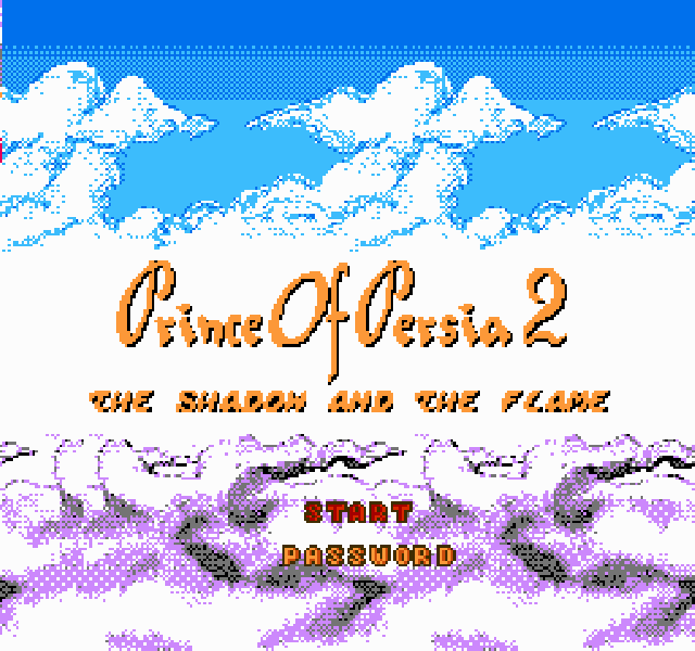 The coverart image of Prince of Persia 2 NES (Hack)