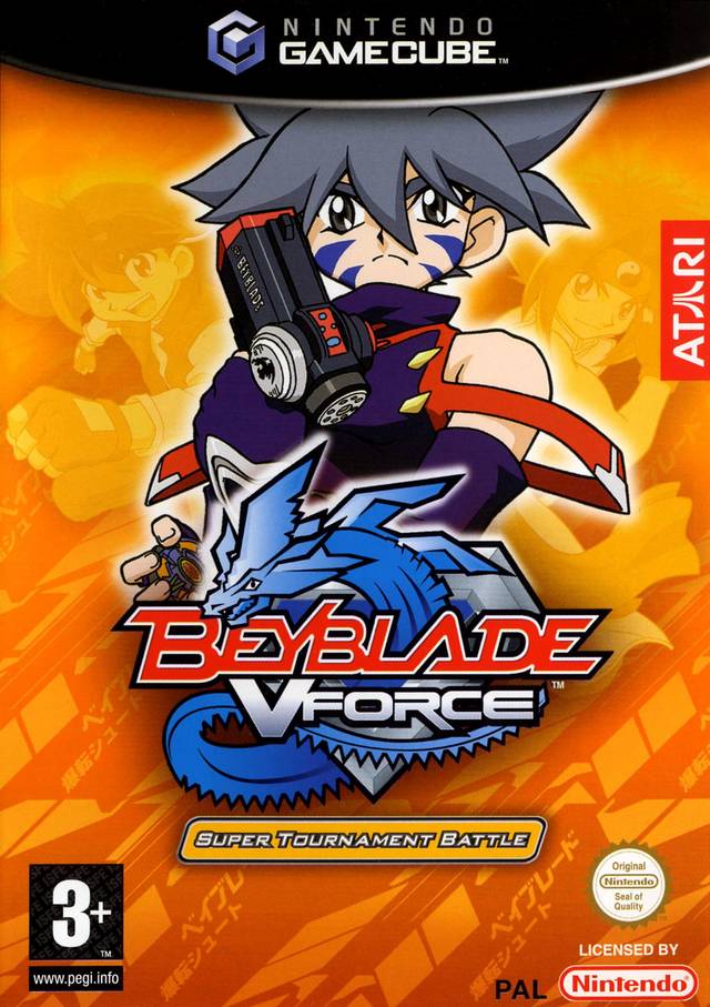 The coverart image of Beyblade VForce: Super Tournament Battle