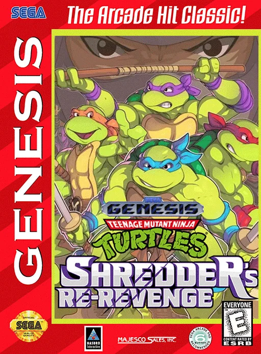 The coverart image of Teenage Mutant Ninja Turtles: Shredder's Re-Revenge