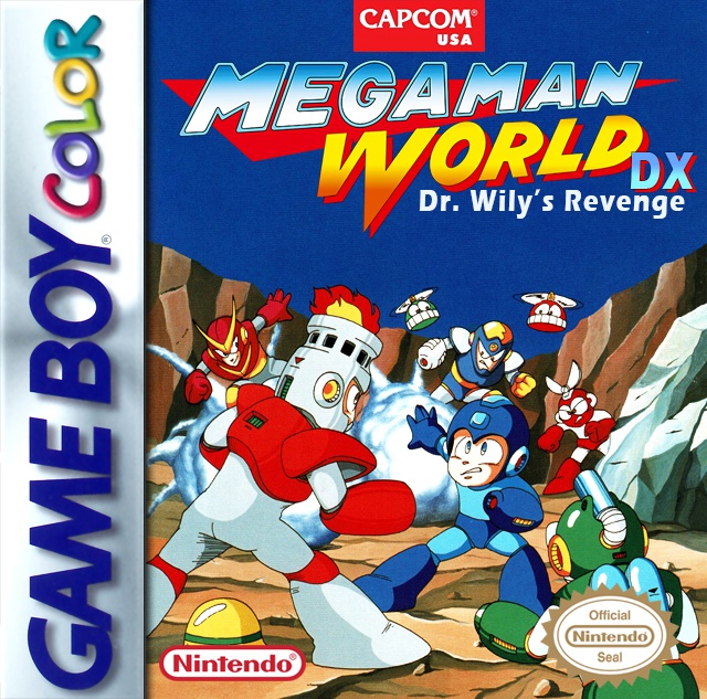 The coverart image of Mega Man World: Dr. Wily's Revenge GBC