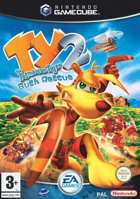 The coverart image of TY the Tasmanian Tiger 2: Bush Rescue