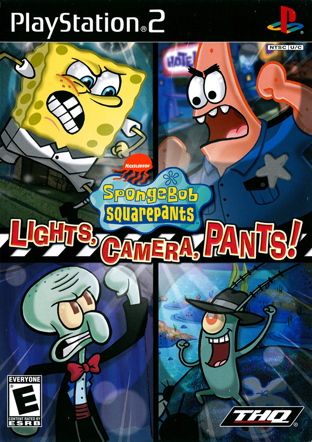 The coverart image of SpongeBob SquarePants: Lights, Camera, Pants!