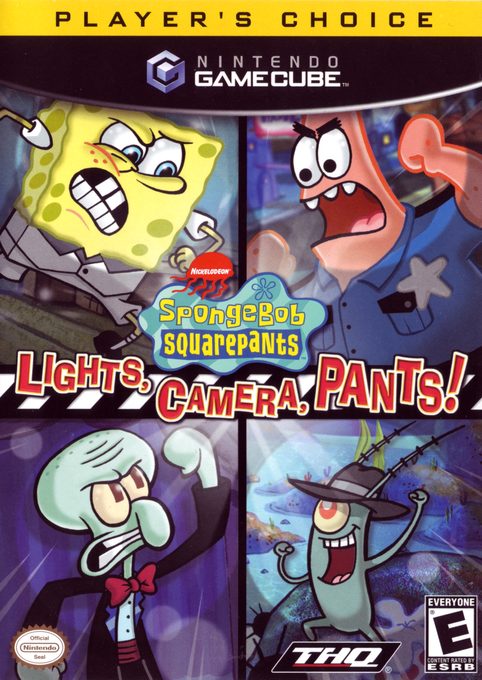 The coverart image of SpongeBob SquarePants: Lights, Camera, Pants!