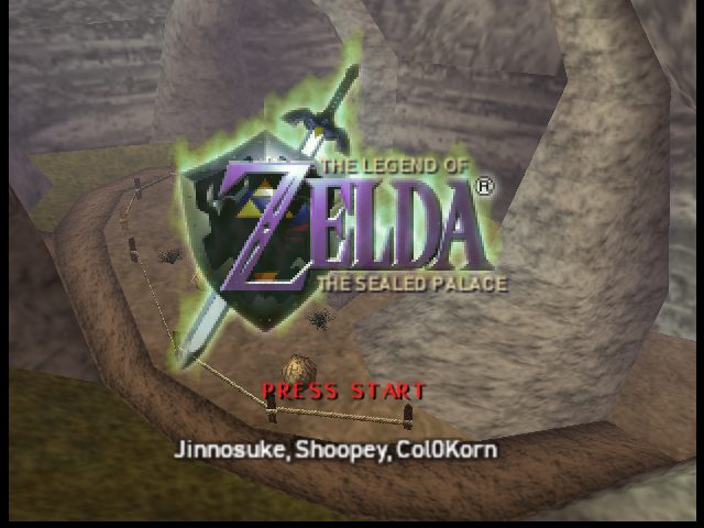 The coverart image of The Legend of Zelda: The Sealed Palace