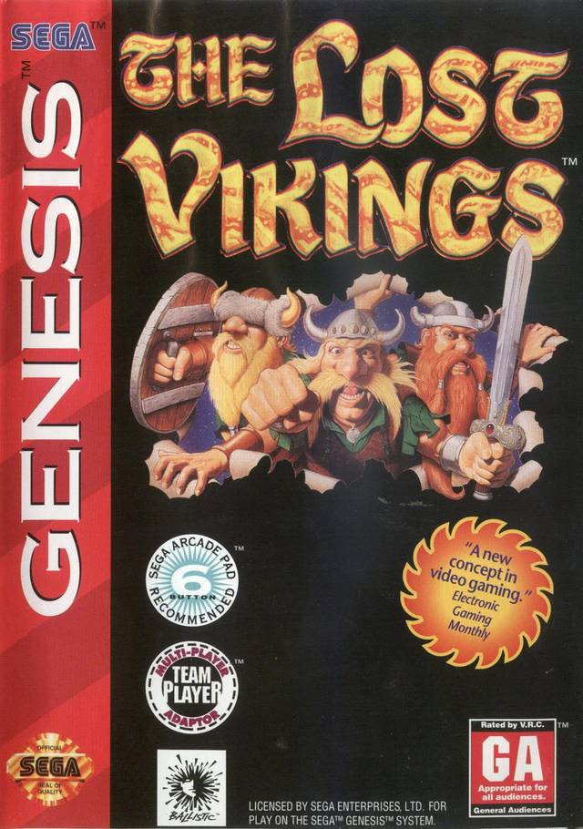The coverart image of The Lost Vikings