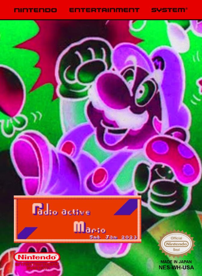 The coverart image of Radioactive Mario