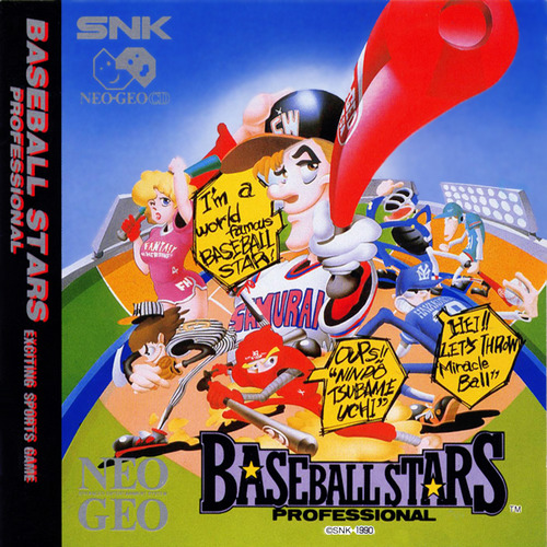 The coverart image of Baseball Stars Professional