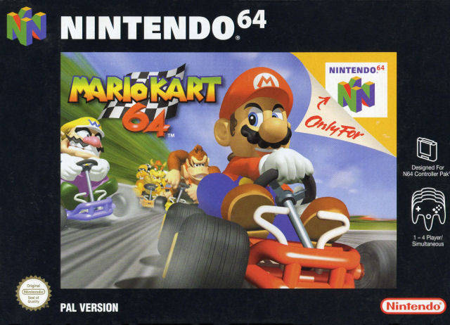 The coverart image of Mario Kart 64