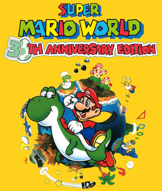 The coverart image of Super Mario World (30th Anniversary Edition)
