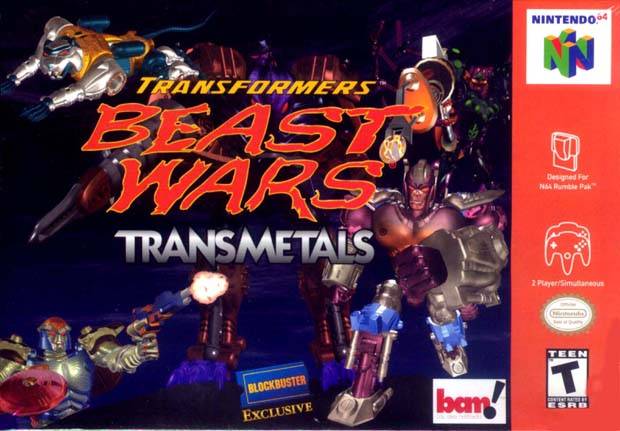 The coverart image of Transformers: Beast Wars Transmetals