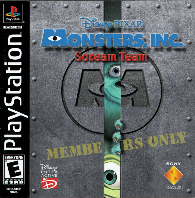 The coverart image of Monsters, Inc. Scream Team
