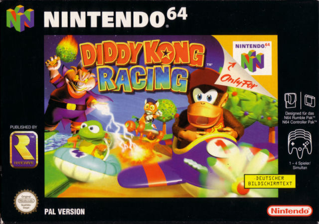 The coverart image of Diddy Kong Racing