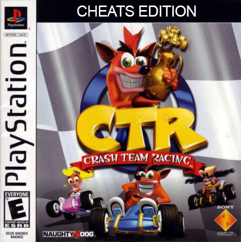 The coverart image of Crash Team Racing (Cheats Edition)