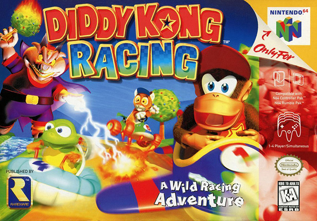 The coverart image of Diddy Kong Racing