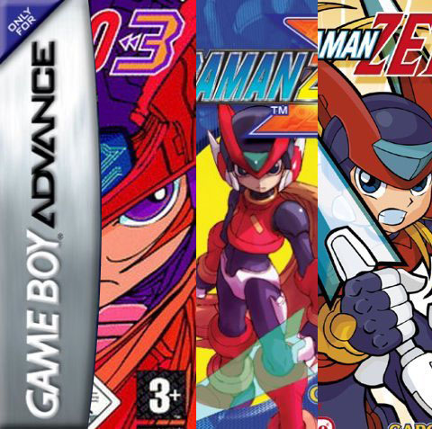 The coverart image of Mega Man Zero 1-2-3 (Fast leveling up + Extras)