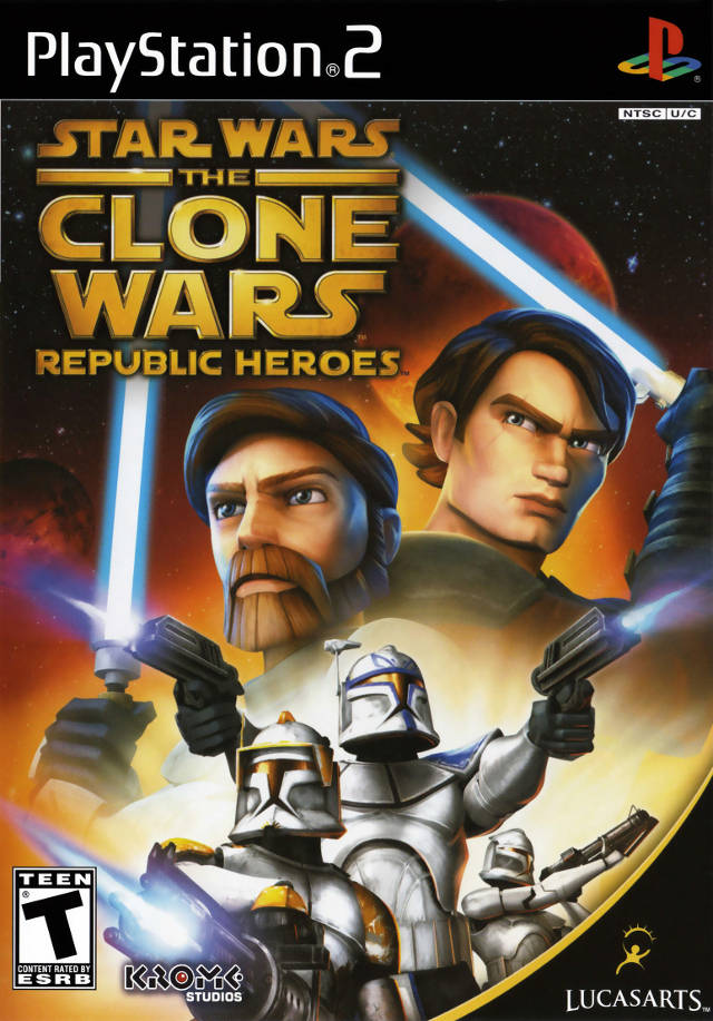 The coverart image of Star Wars: The Clone Wars - Republic Heroes