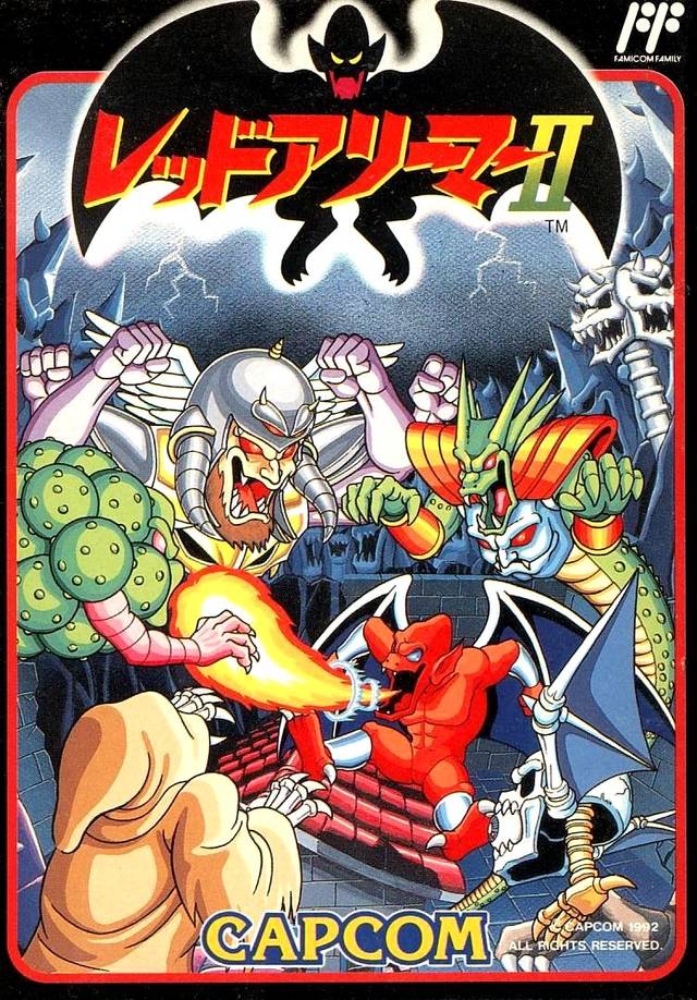 The coverart image of Gargoyle's Quest II / Red Arremer II