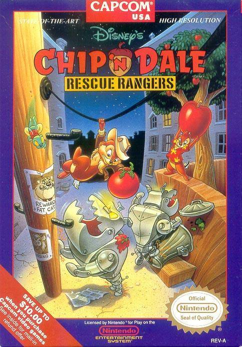 The coverart image of Chip 'n Dale: Rescue Rangers