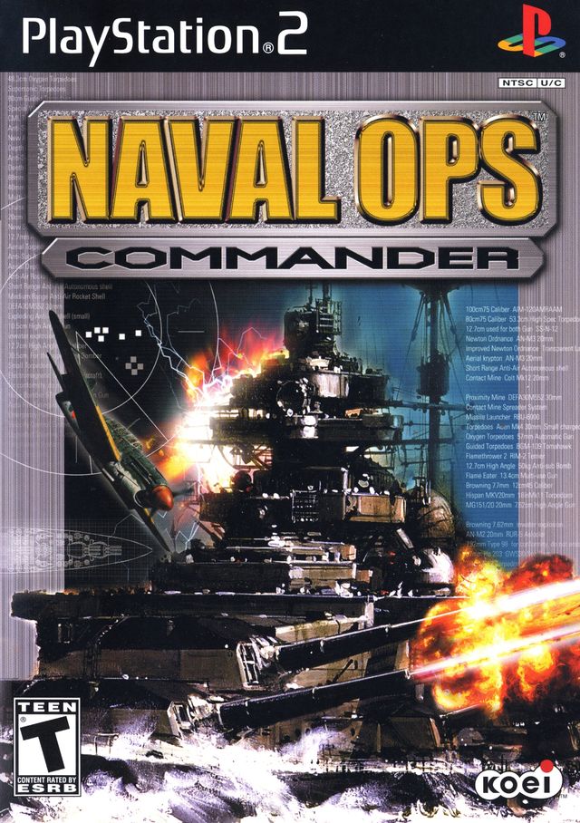 The coverart image of Naval Ops: Commander