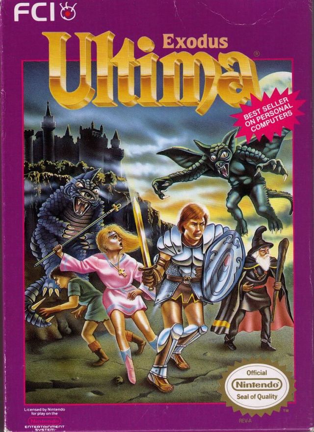 The coverart image of Ultima: Exodus