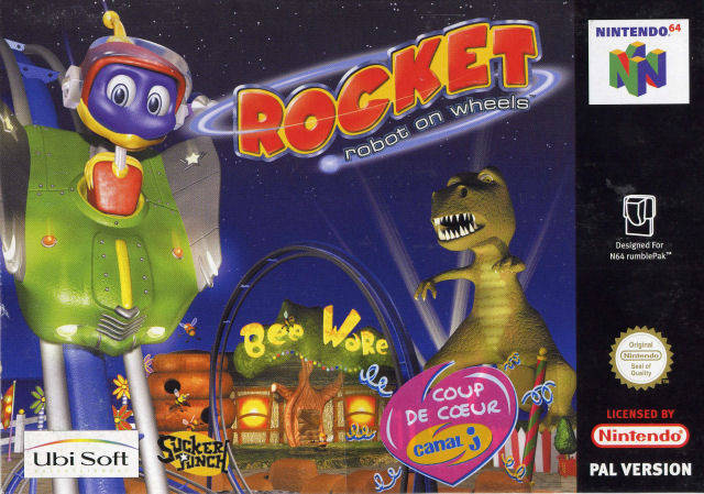 The coverart image of Rocket: Robot on Wheels