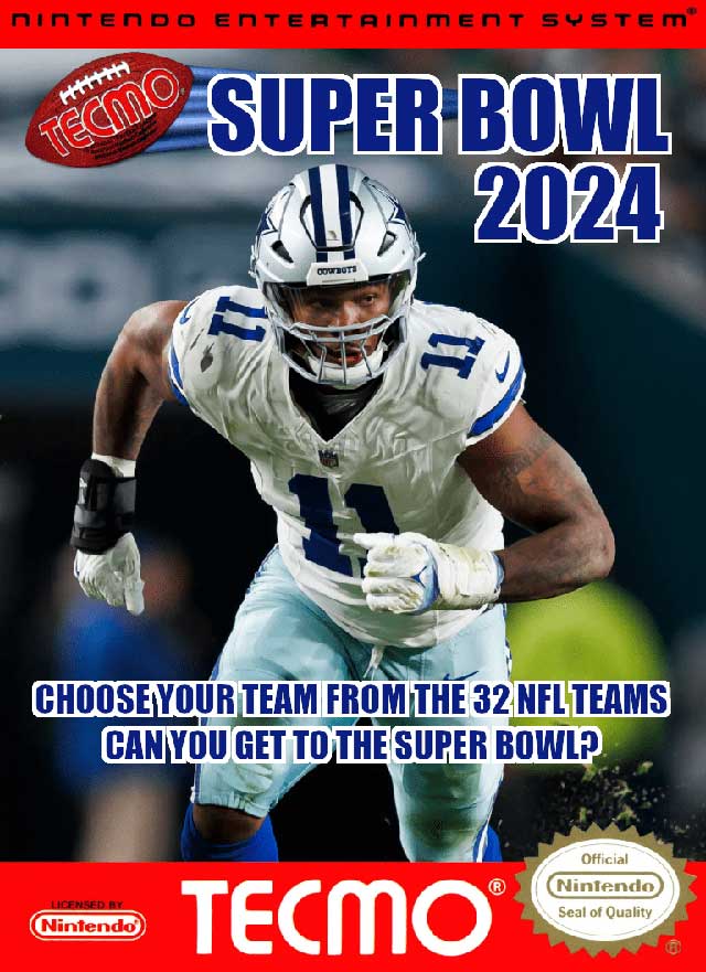 The coverart image of Tecmo Super Bowl 2024