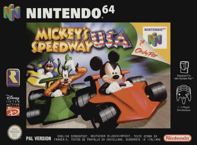 The coverart image of Mickey's Speedway USA