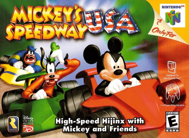 The coverart image of Mickey's Speedway USA