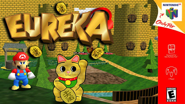 The coverart image of Eureka: Super Mario 64