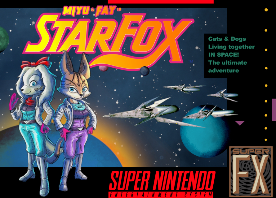 The coverart image of Miyu and Fay in Star Fox