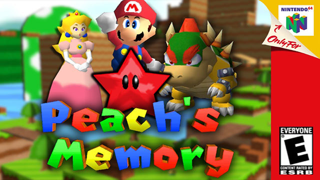 The coverart image of Super Mario 64 Peach's Memory