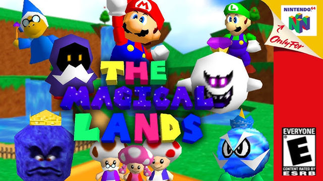 The coverart image of The Magical Lands: Super Mario 64