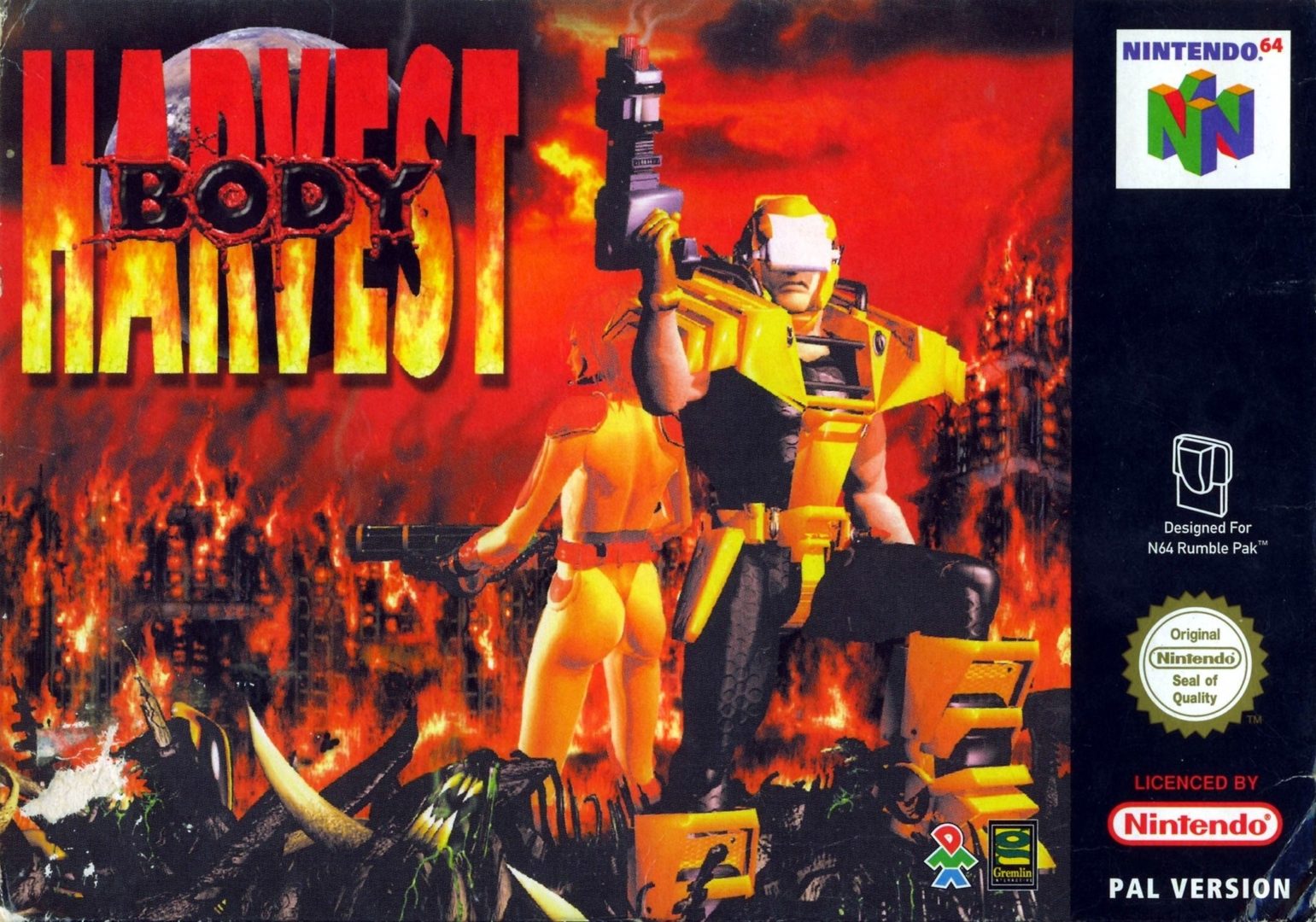 The coverart image of Body Harvest