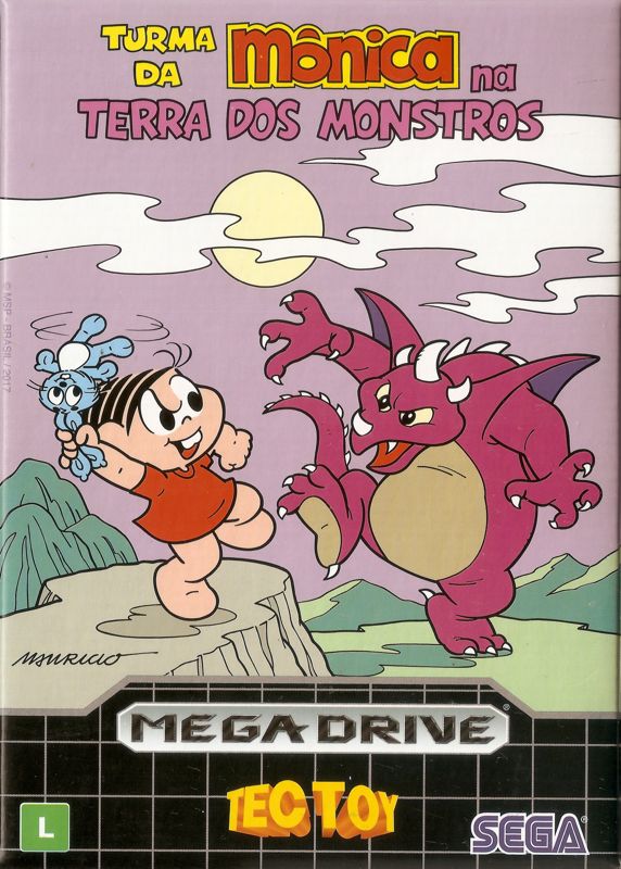The coverart image of Turma da Mônica na Terra dos Monstros