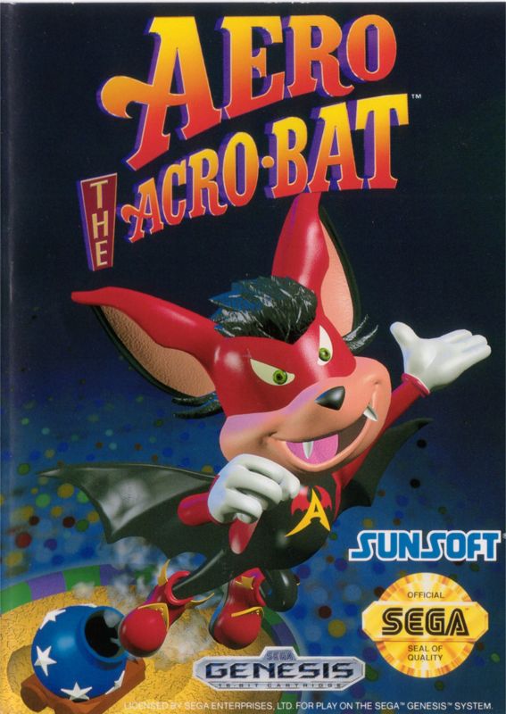 The coverart image of Aero the Acro-Bat