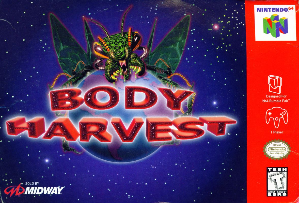 The coverart image of Body Harvest
