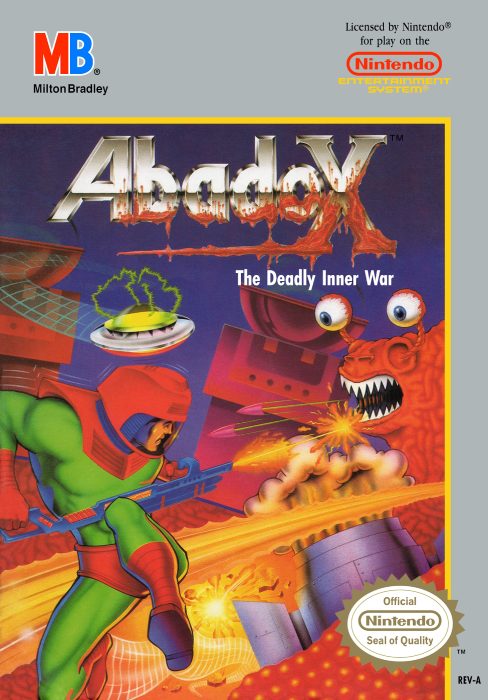 The coverart image of Abadox: The Deadly Inner War