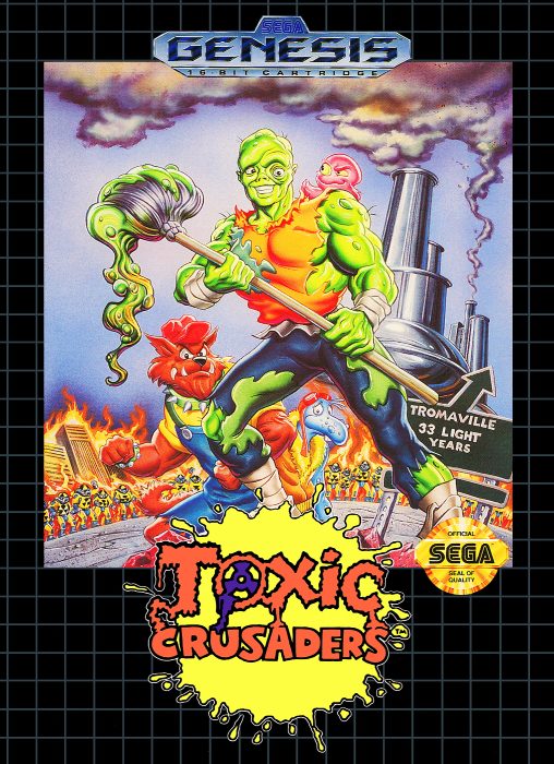 The coverart image of Toxic Crusaders