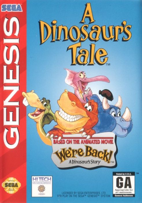 The coverart image of A Dinosaur's Tale
