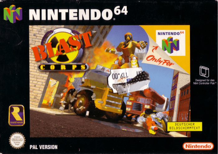 The coverart image of Blast Corps