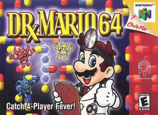 The coverart image of Dr. Mario 64