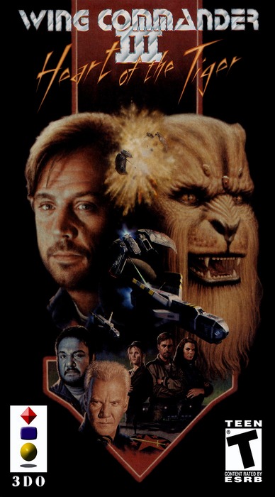 The coverart image of Wing Commander III - Heart of the Tiger