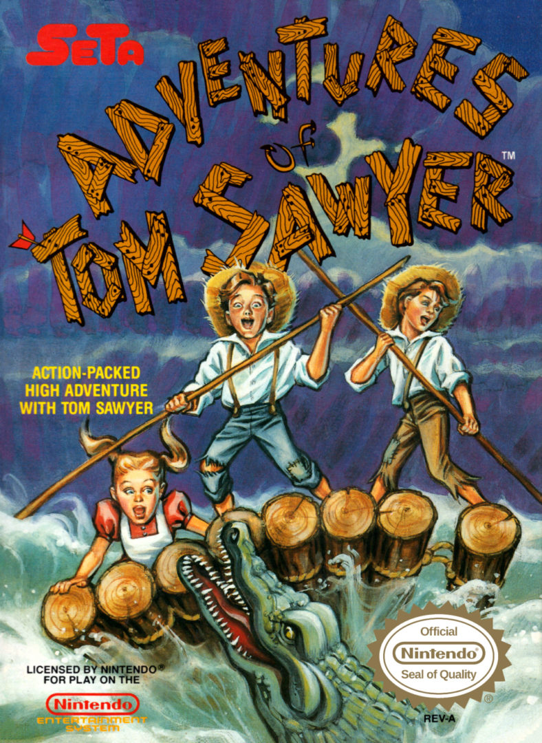 The coverart image of Adventures of Tom Sawyer