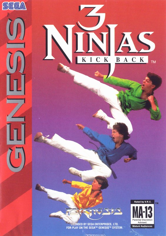 The coverart image of 3 Ninjas Kick Back