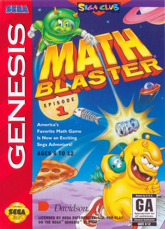 The coverart image of Math Blaster: Episode I