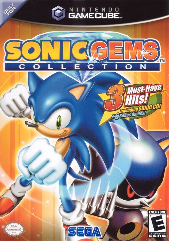 The coverart image of Sonic Gems Collection