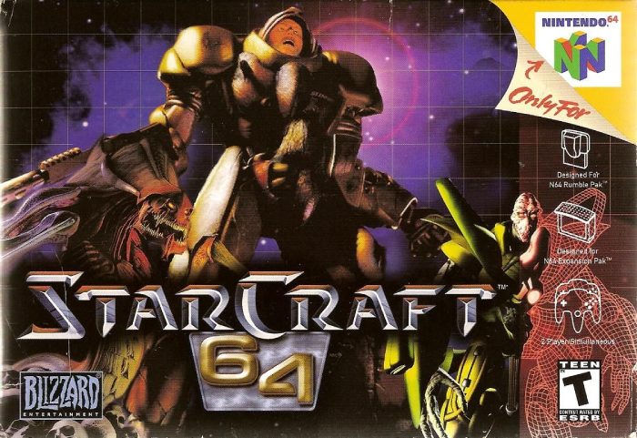 The coverart image of StarCraft 64