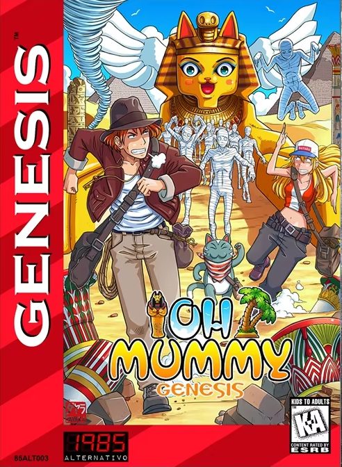 The coverart image of Oh Mummy!