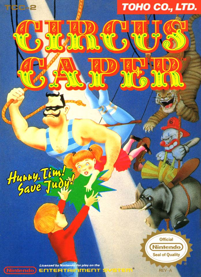 The coverart image of Circus Caper (Fix + Better Font)